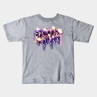 Good Vibes Graffiti (Caramel Blueberry) Kids T-Shirt